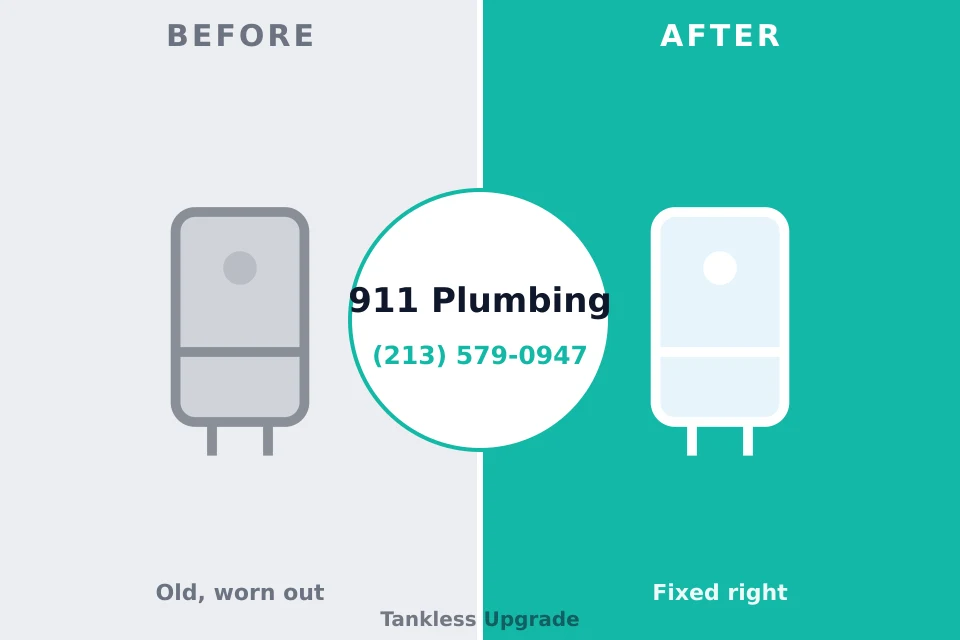 Before and after: plumbing company California, MO